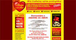 Desktop Screenshot of amarredeamor.com.ar